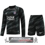 Thailandia Home Manica Lunga Maglia Calcio Portiere Set Completo Uomo Paris Saint Germain 2023-24 Nero Thailandia Home Manica Lunga Maglia Calcio Portiere Set Completo Uomo Paris Saint Germain 2023-24 Nero