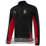 Set Completo Lunga Zip Giacca AC Milan 2024 2025 Nero Rosso Set Completo Lunga Zip Giacca AC Milan 2024 2025 Nero Rosso