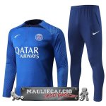Paris Saint Germain Giocatori Insieme Completo I Blu Felpa Da Allenamento 2022-23 Paris Saint Germain Giocatori Insieme Completo I Blu Felpa Da Allenamento 2022-23