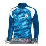 Manchester City Blu Bianco Felpa Da Allenamento 2023-24 Manchester City Blu Bianco Felpa Da Allenamento 2023-24