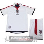 Inghilterra Set Completo Bambino Maglia Home Retro 2004 Inghilterra Set Completo Bambino Maglia Home Retro 2004