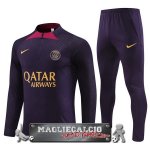 Paris Saint Germain Insieme Giocatori Completo Purpureo I Rosso Felpa Da Allenamento 2023-24 Paris Saint Germain Insieme Giocatori Completo Purpureo I Rosso Felpa Da Allenamento 2023-24