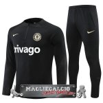 Chelsea Insieme Completo I Nero Bambino Felpa Da Allenamento 2022-23 Chelsea Insieme Completo I Nero Bambino Felpa Da Allenamento 2022-23