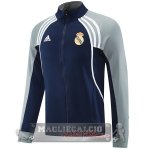 Lunga Zip Giacca Real Madrid 2025 2026 Blu Navy Grigio Lunga Zip Giacca Real Madrid 2025 2026 Blu Navy Grigio