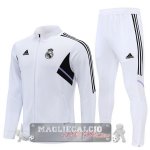 Real Madrid Insieme Completo bianco I nero Bambino Giacca 2022-23 Real Madrid Insieme Completo bianco I nero Bambino Giacca 2022-23