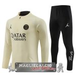 Set Completo Sudadera Giocatori Formazione Paris Saint Germain 2023-24 Giallo Nero Set Completo Sudadera Giocatori Formazione Paris Saint Germain 2023-24 Giallo Nero