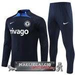 Chelsea Giocatori Insieme Completo Blu Navy Bambino Felpa Da Allenamento 2022-23 Chelsea Giocatori Insieme Completo Blu Navy Bambino Felpa Da Allenamento 2022-23