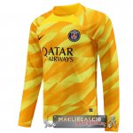Tailandia Home Manica Lunga Maglia Calcio Portiere Paris Saint Germain 2023-24 Giallo Tailandia Home Manica Lunga Maglia Calcio Portiere Paris Saint Germain 2023-24 Giallo