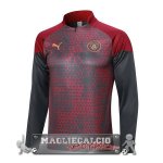Manchester City Rosso Grigio Felpa Da Allenamento 2023-24 Manchester City Rosso Grigio Felpa Da Allenamento 2023-24