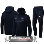 Giacca Felpa Cappuccio Set Completo Paris Saint Germain 2024-25 Nero Giacca Felpa Cappuccio Set Completo Paris Saint Germain 2024-25 Nero