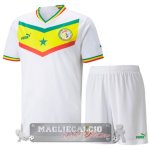 Senegal Set completi Bambino Maglia Calcio Home Coppa del mondo 2022 Senegal Set completi Bambino Maglia Calcio Home Coppa del mondo 2022