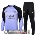 Felpa Da Allenamento Set Completo Paris Saint Germain 2023-24 Purpureo Nero Felpa Da Allenamento Set Completo Paris Saint Germain 2023-24 Purpureo Nero