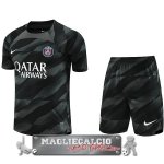 Thailandia Home Maglia Calcio Portiere Set Completo Uomo Paris Saint Germain 2023-24 Nero Thailandia Home Maglia Calcio Portiere Set Completo Uomo Paris Saint Germain 2023-24 Nero