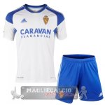 Real Zaragoza Set Completo Bambino Maglia Calcio Home 2022-23 Real Zaragoza Set Completo Bambino Maglia Calcio Home 2022-23