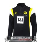 Borussia Dortmund Nero Giallo Bianco Felpa Da Allenamento 2023-24 Borussia Dortmund Nero Giallo Bianco Felpa Da Allenamento 2023-24