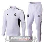 Real Madrid Insieme Completo bianco nero Bambino Giacca 2022-23 Real Madrid Insieme Completo bianco nero Bambino Giacca 2022-23