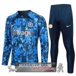 Chelsea Insieme Complet Blu Giallo Felpa Da Allenamento 2023-24 Chelsea Insieme Complet Blu Giallo Felpa Da Allenamento 2023-24