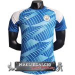 Tailandia Pre-partita Giocatori Maglia Calcio Manchester City 2023-24 Blu Tailandia Pre-partita Giocatori Maglia Calcio Manchester City 2023-24 Blu