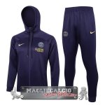Giacca Felpa Cappuccio Set Completo Paris Saint Germain 2023-24 Purpureo Giacca Felpa Cappuccio Set Completo Paris Saint Germain 2023-24 Purpureo