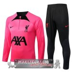 Liverpool Insieme Completo Rosa I Nero Giacca 2022-23 Liverpool Insieme Completo Rosa I Nero Giacca 2022-23