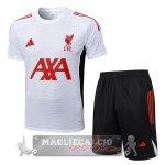 Set Completo Maglia Formazione Liverpool 2025 2026 Bianco Rosso Nero Set Completo Maglia Formazione Liverpool 2025 2026 Bianco Rosso Nero