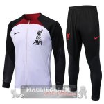 Liverpool Insieme Completo bianco I nero Bambino Giacca 2022-23 Liverpool Insieme Completo bianco I nero Bambino Giacca 2022-23