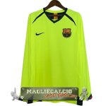 Away Manica Lunga Maglia Calcio Barcelona Retro 2005-2006 Away Manica Lunga Maglia Calcio Barcelona Retro 2005-2006