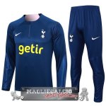 Tottenham Hotspur Insieme Completo Blu Navy Felpa Da Allenamento 2023-24 Tottenham Hotspur Insieme Completo Blu Navy Felpa Da Allenamento 2023-24