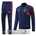 Ajax Insieme Completo Purpureo Rosso Giacca 2022-23 Ajax Insieme Completo Purpureo Rosso Giacca 2022-23