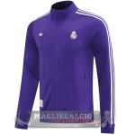 Lunga Zip Giacca Real Madrid 2025 2026 Purpureo Lunga Zip Giacca Real Madrid 2025 2026 Purpureo