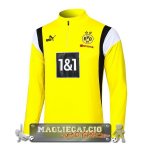 Borussia Dortmund Giallo Nero Bianco Felpa Da Allenamento 2023-24 Borussia Dortmund Giallo Nero Bianco Felpa Da Allenamento 2023-24