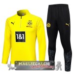 Borussia Dortmund Insieme Completo Giallo Nero Felpa Da Allenamento 2023-24 Borussia Dortmund Insieme Completo Giallo Nero Felpa Da Allenamento 2023-24