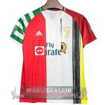Thailandia speciale Maglia Calcio Juventus 2024 2025 Rosso Bianco Thailandia speciale Maglia Calcio Juventus 2024 2025 Rosso Bianco