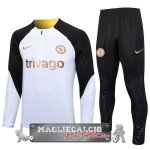 Chelsea Insieme Complet Bianco Nero Felpa Da Allenamento 2023-24 Chelsea Insieme Complet Bianco Nero Felpa Da Allenamento 2023-24