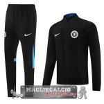 Chelsea Insieme Complet Nero Blu Felpa Da Allenamento 2023-24 Chelsea Insieme Complet Nero Blu Felpa Da Allenamento 2023-24