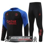 Paris Saint Germain Insieme Completo Blu I Nero Felpa Da Allenamento 2022-23 Paris Saint Germain Insieme Completo Blu I Nero Felpa Da Allenamento 2022-23