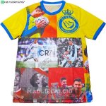 Thailandia speciale Maglia Calcio Portogallo 2025 Giallo Rosso Thailandia speciale Maglia Calcio Portogallo 2025 Giallo Rosso