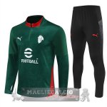 Set Completo Felpa Allenamento Formazione Bambino AC Milan 2025 2026 Set Completo Felpa Allenamento Formazione Bambino AC Milan 2025 2026