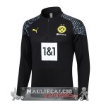 Borussia Dortmund Nero Grigio Felpa Da Allenamento 2023-24 Borussia Dortmund Nero Grigio Felpa Da Allenamento 2023-24
