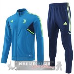 Juventus Insieme Completo Blu I Verde Giacca 2022-23 Juventus Insieme Completo Blu I Verde Giacca 2022-23