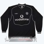 Home Manica lunga Maglia Calcio Manchester United Retro 2000-2002 Home Manica lunga Maglia Calcio Manchester United Retro 2000-2002