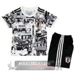 Speciale Set Completo Maglia Bambino Giappone 2026 Bianco Nero Speciale Set Completo Maglia Bambino Giappone 2026 Bianco Nero