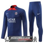 Paris Saint Germain Insieme Completo Blu Rosso Felpa Da Allenamento 2022-23 Paris Saint Germain Insieme Completo Blu Rosso Felpa Da Allenamento 2022-23