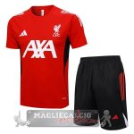 Set Completo Maglia Formazione Liverpool 2025 2026 Rosso Bianco Nero Set Completo Maglia Formazione Liverpool 2025 2026 Rosso Bianco Nero