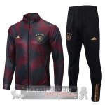 Germania Set Completo Borgogna Nero Giacca 2022 Germania Set Completo Borgogna Nero Giacca 2022