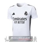 Maglia Formazione Real Madrid 2025 2026 Bianco Nero Maglia Formazione Real Madrid 2025 2026 Bianco Nero