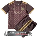 Concetto Maglia Calcio Set Completo Uomo Ajax 2023-24 Marrone Concetto Maglia Calcio Set Completo Uomo Ajax 2023-24 Marrone