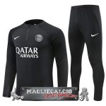 Paris Saint Germain Insieme Completo Bambino Nero Felpa Cappuccio 2022-23 Paris Saint Germain Insieme Completo Bambino Nero Felpa Cappuccio 2022-23