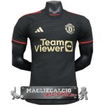 Tailandia Speciale Giocatori Maglia Calcio Manchester United 2023-24 I Nero Tailandia Speciale Giocatori Maglia Calcio Manchester United 2023-24 I Nero