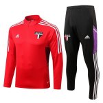 Sao Paulo Insieme Completo Rosso I Nero Giacca 2022-23 Sao Paulo Insieme Completo Rosso I Nero Giacca 2022-23